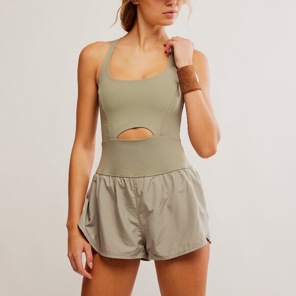 FP Movement by Free People Pants - FP MOVEMENT Righteous Runsie / Sage Stone